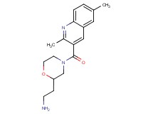 (2-{4-[(2,6-dimethyl-3-quinolinyl)carbonyl]-2-morpholinyl}ethyl)amine dihydrochloride