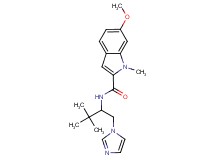 N-[1-(1H-imidazol-1-ylmethyl)-2,2-dimethylpropyl]-6-methoxy-1-methyl-1H-indole-2-carboxamide