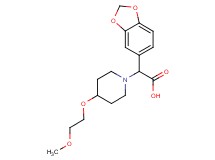 1,3-benzodioxol-5-yl[4-(2-methoxyethoxy)piperidin-1-yl]acetic acid