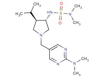 N'-((3S*,4R*)-1-{[2-(dimethylamino)pyrimidin-5-yl]methyl}-4-isopropylpyrrolidin-3-yl)-N,N-dimethylsulfamide