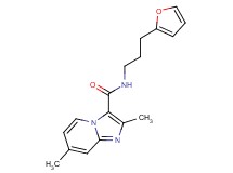 N-[3-(2-furyl)propyl]-2,7-dimethylimidazo[1,2-a]pyridine-3-carboxamide