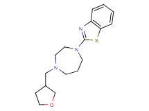 2-[4-(tetrahydrofuran-3-ylmethyl)-1,4-diazepan-1-yl]-1,3-benzothiazole