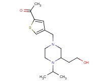 1-(4-{[3-(2-hydroxyethyl)-4-isopropyl-1-piperazinyl]methyl}-2-thienyl)ethanone
