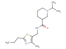 1-isopropyl-N-[(4-methyl-2-propyl-1,3-thiazol-5-yl)methyl]-3-piperidinecarboxamide