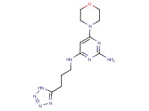 6-morpholin-4-yl-N~4~-[3-(1H-tetrazol-5-yl)propyl]pyrimidine-2,4-diamine