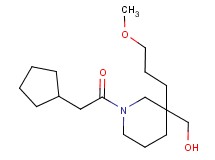 [1-(cyclopentylacetyl)-3-(3-methoxypropyl)-3-piperidinyl]methanol