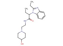 2-(2-ethyl-1H-benzimidazol-1-yl)-N-[2-(4-hydroxy-1-piperidinyl)ethyl]butanamide