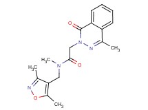 N-[(3,5-dimethyl-4-isoxazolyl)methyl]-N-methyl-2-(4-methyl-1-oxo-2(1H)-phthalazinyl)acetamide