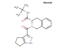 (3S)-N-(tert-butyl)-2-(1,4,5,6-tetrahydrocyclopenta[c]pyrazol-3-ylcarbonyl)-1,2,3,4-tetrahydro-3-isoquinolinecarboxamide