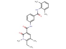 N-(3-{[(2,6-dimethylphenyl)amino]carbonyl}phenyl)-6-ethyl-1,5-dimethyl-2-oxo-1,2-dihydropyridine-3-carboxamide