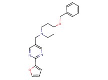 5-{[4-(benzyloxy)-1-piperidinyl]methyl}-2-(2-furyl)pyrimidine