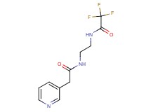 2,2,2-trifluoro-N-{2-[(pyridin-3-ylacetyl)amino]ethyl}acetamide