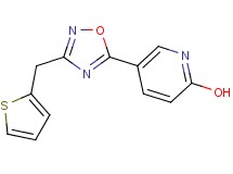5-[3-(2-thienylmethyl)-1,2,4-oxadiazol-5-yl]-2-pyridinol trifluoroacetate (salt)
