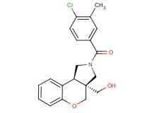 [(3aS*,9bS*)-2-(4-chloro-3-methylbenzoyl)-1,2,3,9b-tetrahydrochromeno[3,4-c]pyrrol-3a(4H)-yl]methanol