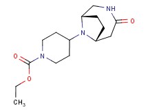 ethyl 4-[(1S*,6R*)-4-oxo-3,9-diazabicyclo[4.2.1]non-9-yl]piperidine-1-carboxylate