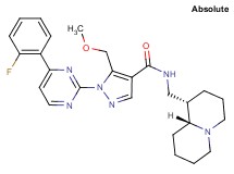 1-[4-(2-fluorophenyl)-2-pyrimidinyl]-5-(methoxymethyl)-N-[(1S,9aR)-octahydro-2H-quinolizin-1-ylmethyl]-1H-pyrazole-4-carboxamide