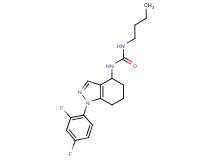 N-butyl-N'-[1-(2,4-difluorophenyl)-4,5,6,7-tetrahydro-1H-indazol-4-yl]urea