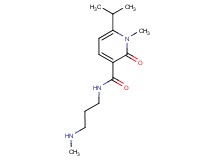6-isopropyl-1-methyl-N-[3-(methylamino)propyl]-2-oxo-1,2-dihydropyridine-3-carboxamide