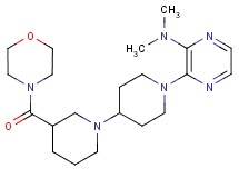 N,N-dimethyl-3-[3-(morpholin-4-ylcarbonyl)-1,4'-bipiperidin-1'-yl]pyrazin-2-amine