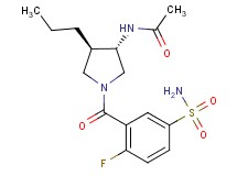 N-{(3S*,4R*)-1-[5-(aminosulfonyl)-2-fluorobenzoyl]-4-propylpyrrolidin-3-yl}acetamide