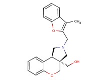 [(3aS*,9bS*)-2-[(3-methyl-1-benzofuran-2-yl)methyl]-1,2,3,9b-tetrahydrochromeno[3,4-c]pyrrol-3a(4H)-yl]methanol