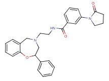 3-(2-oxo-1-pyrrolidinyl)-N-[2-(2-phenyl-2,3-dihydro-1,4-benzoxazepin-4(5H)-yl)ethyl]benzamide