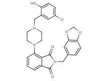 2-(1,3-benzodioxol-5-ylmethyl)-4-[4-(5-chloro-2-hydroxybenzyl)-1-piperazinyl]-1H-isoindole-1,3(2H)-dione