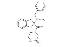 4-({2-[benzyl(methyl)amino]-2,3-dihydro-1H-inden-2-yl}carbonyl)-2-piperazinone