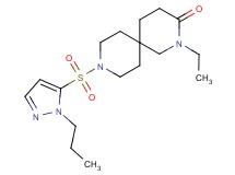 2-ethyl-9-[(1-propyl-1H-pyrazol-5-yl)sulfonyl]-2,9-diazaspiro[5.5]undecan-3-one