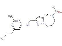 N-[(5-acetyl-5,6,7,8-tetrahydro-4H-pyrazolo[1,5-a][1,4]diazepin-2-yl)methyl]-2-methyl-6-propylpyrimidin-4-amine