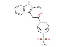 (1R*,5R*)-6-[(2-methyl-1H-indol-3-yl)acetyl]-3-(methylsulfonyl)-3,6-diazabicyclo[3.2.2]nonane