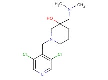 1-[(3,5-dichloro-4-pyridinyl)methyl]-3-[(dimethylamino)methyl]-3-piperidinol