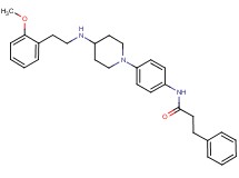 N-[4-(4-{[2-(2-methoxyphenyl)ethyl]amino}-1-piperidinyl)phenyl]-3-phenylpropanamide