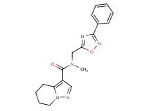 N-methyl-N-[(3-phenyl-1,2,4-oxadiazol-5-yl)methyl]-4,5,6,7-tetrahydropyrazolo[1,5-a]pyridine-3-carboxamide