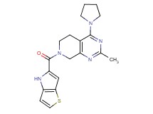 2-methyl-4-pyrrolidin-1-yl-7-(4H-thieno[3,2-b]pyrrol-5-ylcarbonyl)-5,6,7,8-tetrahydropyrido[3,4-d]pyrimidine