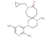 9-(cyclopropylmethyl)-4-(3,6-dimethylpyrazin-2-yl)-1-methyl-1,4,9-triazaspiro[5.6]dodecan-10-one