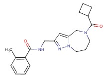 N-{[5-(cyclobutylcarbonyl)-5,6,7,8-tetrahydro-4H-pyrazolo[1,5-a][1,4]diazepin-2-yl]methyl}-2-methylbenzamide
