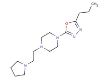 1-(5-propyl-1,3,4-oxadiazol-2-yl)-4-(2-pyrrolidin-1-ylethyl)piperazine