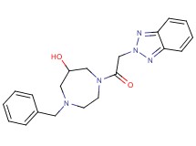 1-(2H-1,2,3-benzotriazol-2-ylacetyl)-4-benzyl-1,4-diazepan-6-ol