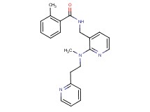 2-methyl-N-[(2-{methyl[2-(2-pyridinyl)ethyl]amino}-3-pyridinyl)methyl]benzamide