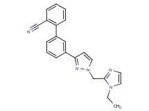 3'-{1-[(1-ethyl-1H-imidazol-2-yl)methyl]-1H-pyrazol-3-yl}-2-biphenylcarbonitrile