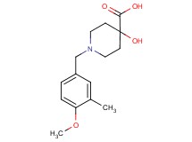 4-hydroxy-1-(4-methoxy-3-methylbenzyl)piperidine-4-carboxylic acid