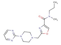 N-methyl-N-propyl-2-[(4-pyrimidin-2-ylpiperazin-1-yl)methyl]-1,3-oxazole-4-carboxamide