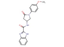 N-[1-(4-methoxyphenyl)-5-oxopyrrolidin-3-yl]-1H-benzimidazole-2-carboxamide