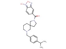 7-(4-isopropylbenzyl)-2-[(1-oxido-2,1,3-benzoxadiazol-5-yl)carbonyl]-2,7-diazaspiro[4.5]decane