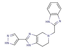 5-(1H-benzimidazol-2-ylmethyl)-2-(1H-pyrazol-4-yl)-4,5,6,7-tetrahydro-1H-imidazo[4,5-c]pyridine