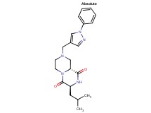 (3S,9aR)-3-isobutyl-8-[(1-phenyl-1H-pyrazol-4-yl)methyl]tetrahydro-2H-pyrazino[1,2-a]pyrazine-1,4(3H,6H)-dione