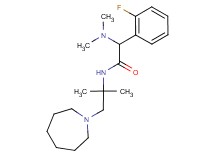 N-[2-(1-azepanyl)-1,1-dimethylethyl]-2-(dimethylamino)-2-(2-fluorophenyl)acetamide