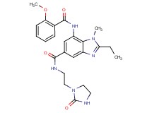 2-ethyl-7-[(2-methoxybenzoyl)amino]-1-methyl-N-[2-(2-oxo-1-imidazolidinyl)ethyl]-1H-benzimidazole-5-carboxamide