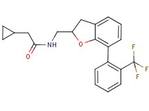 2-cyclopropyl-N-({7-[2-(trifluoromethyl)phenyl]-2,3-dihydro-1-benzofuran-2-yl}methyl)acetamide